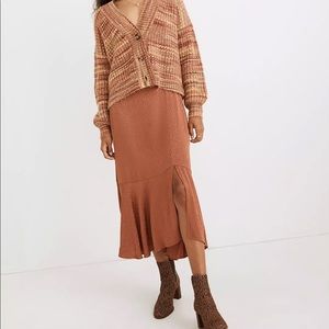 Madewell Cheetah Jacquard Skirt